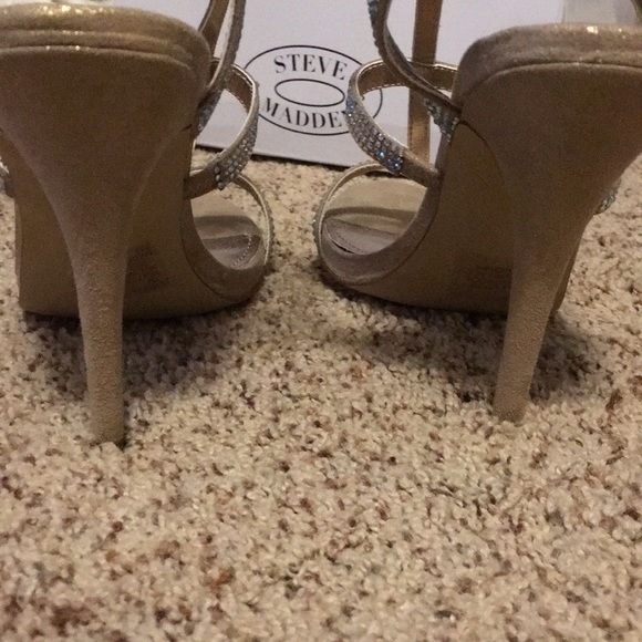 NEW metallic heeled sandals - STEVE MADDEN - Picture 6 of 7